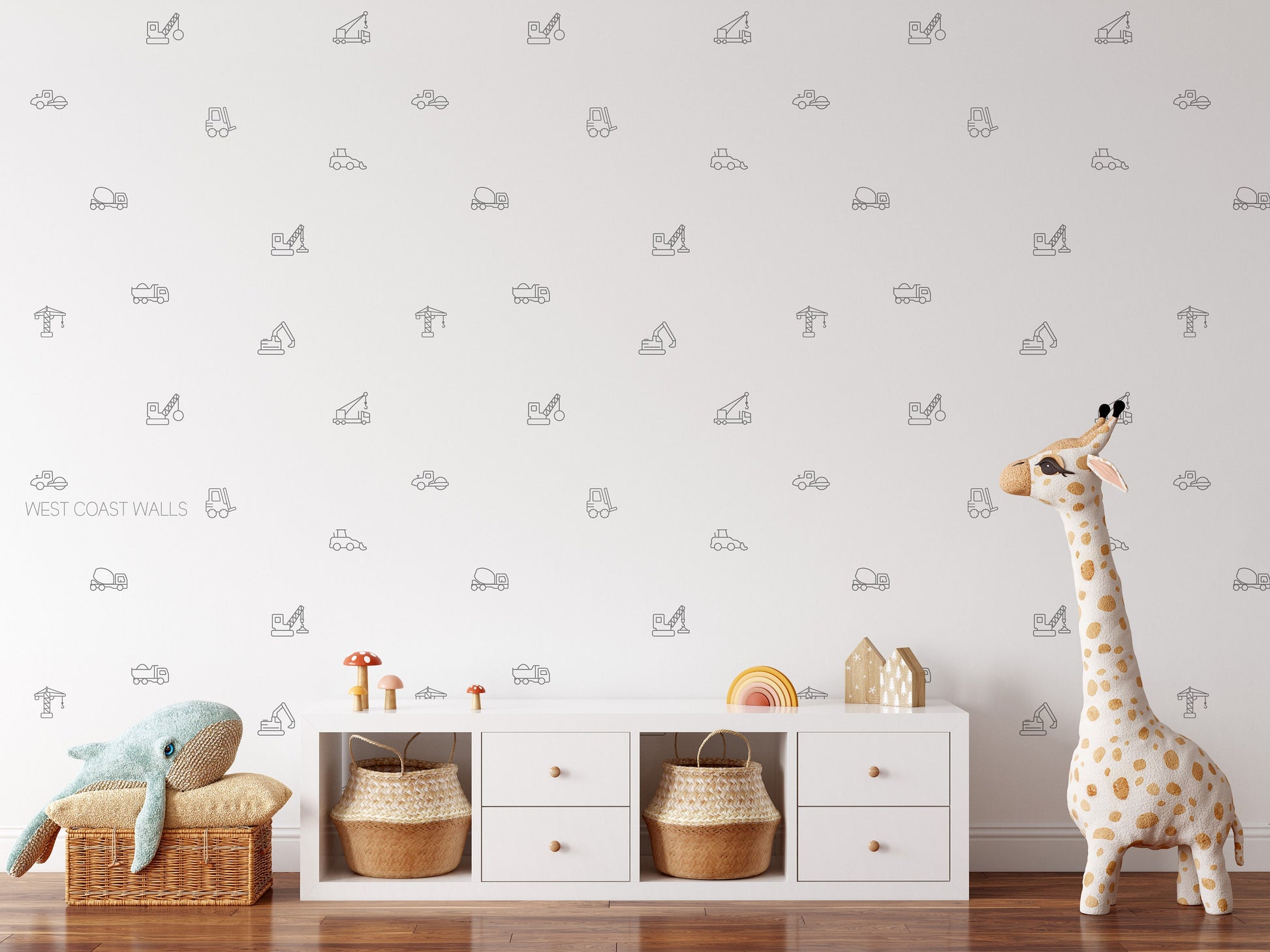 Minimalist Construction Decals