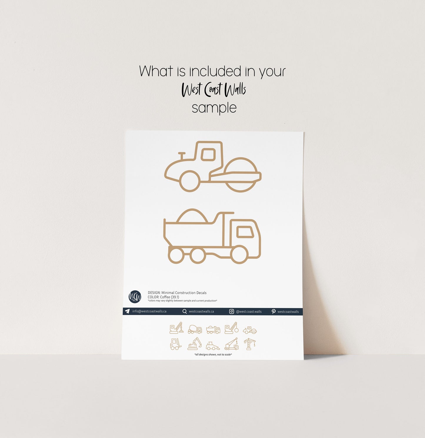 Minimalist Construction Decals