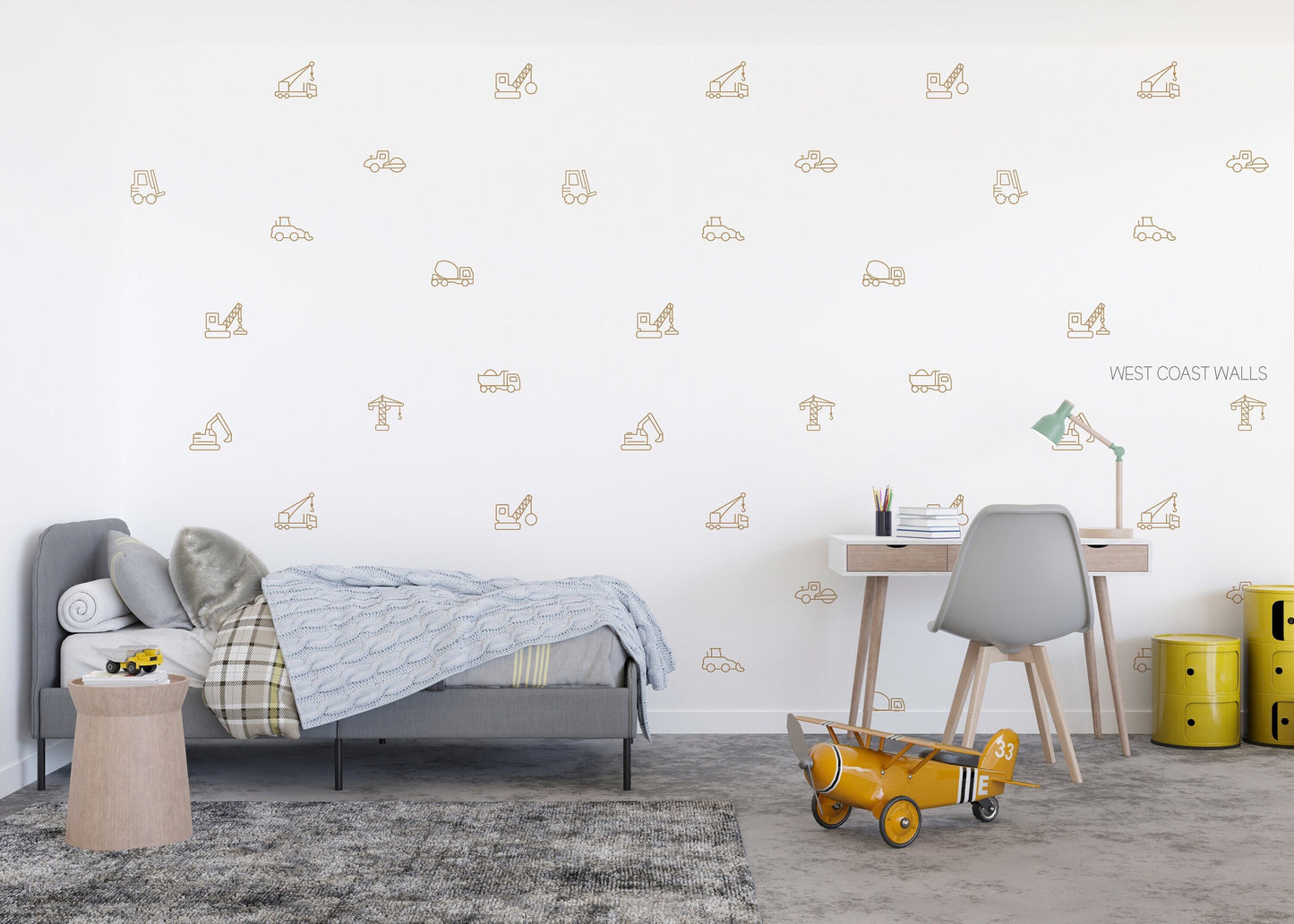 Minimalist Construction Decals
