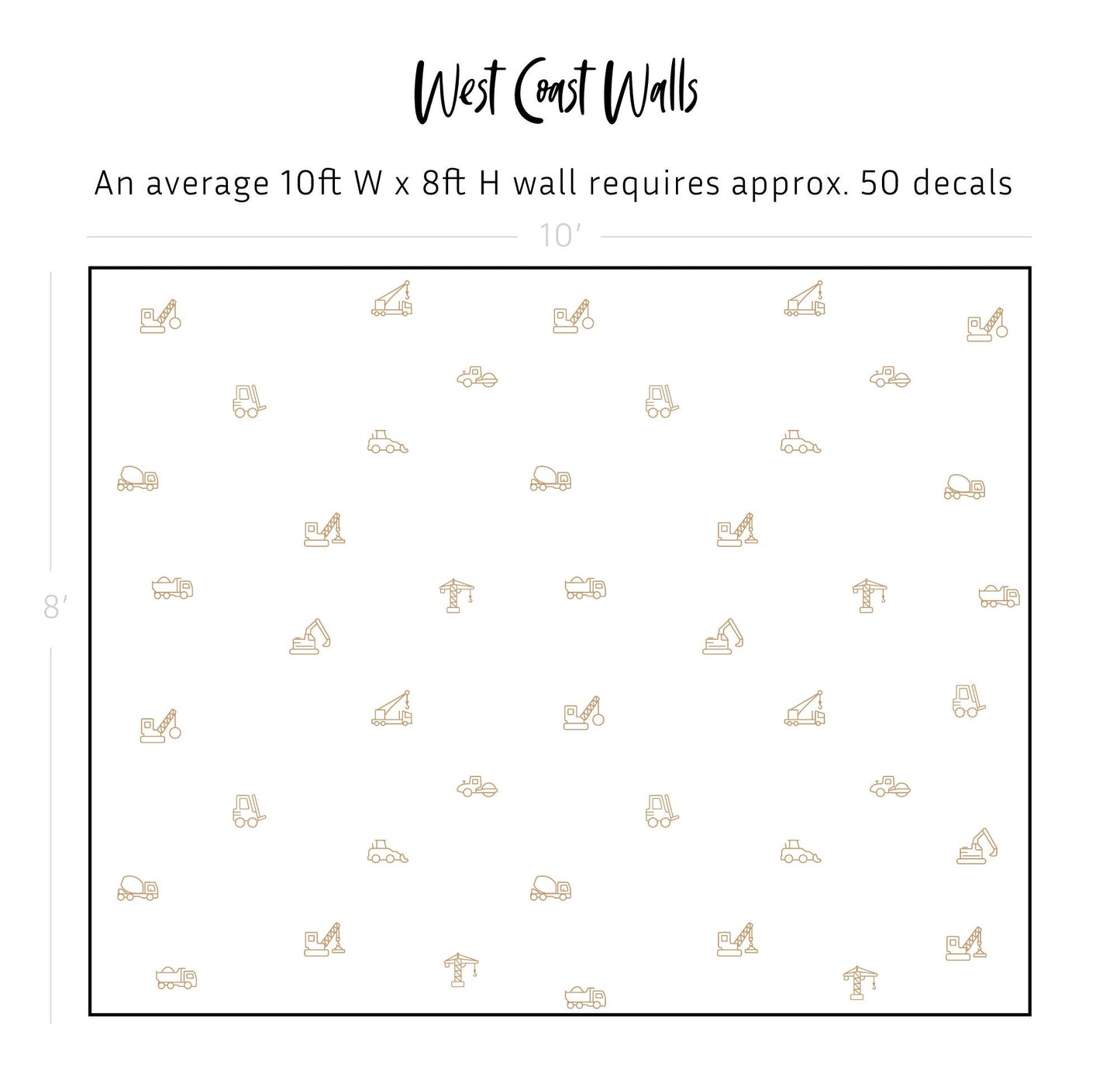 Minimalist Construction Decals