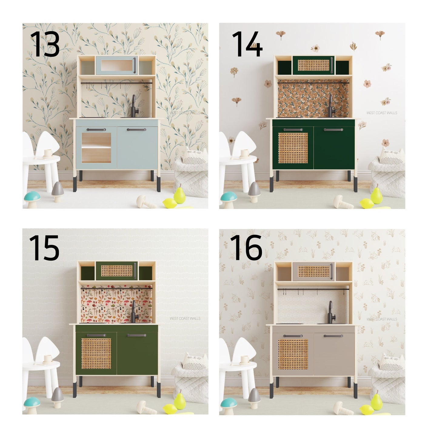 Ikea DUKTIG Kitchen Removable Decals