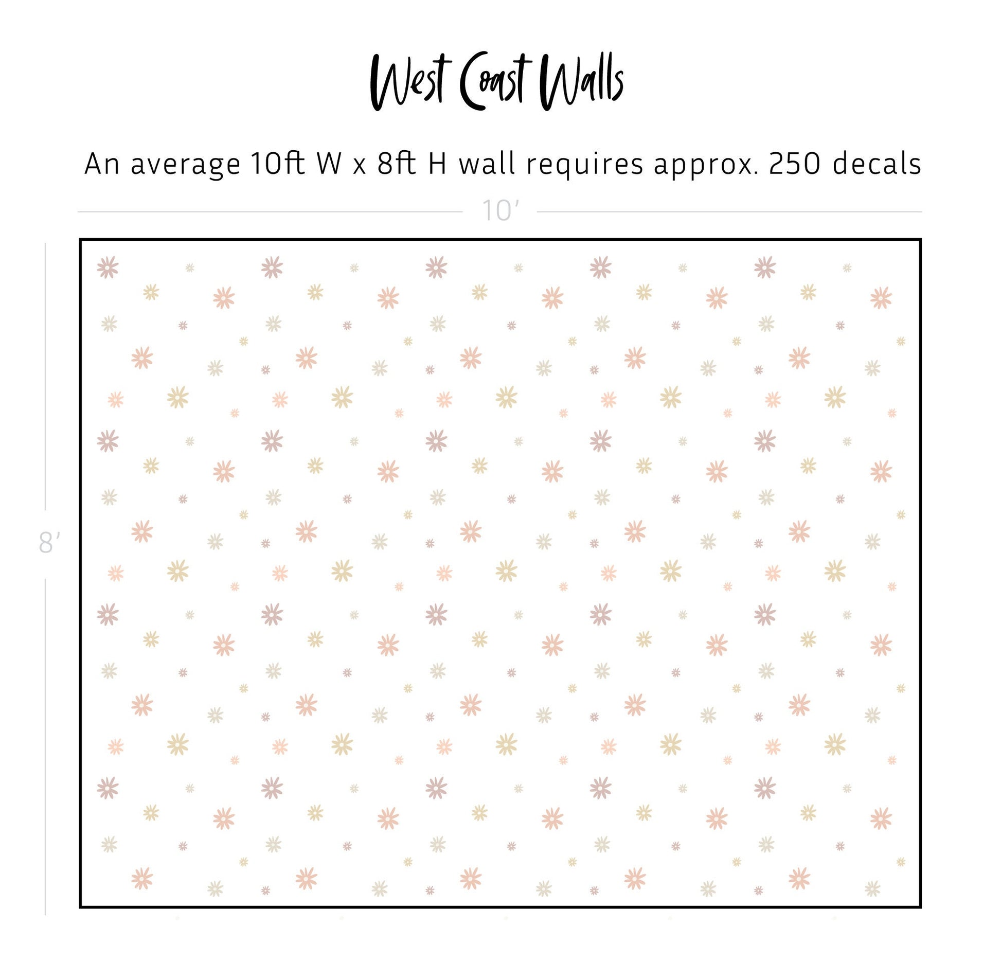 Sadie Daisy Removable Wall Decals