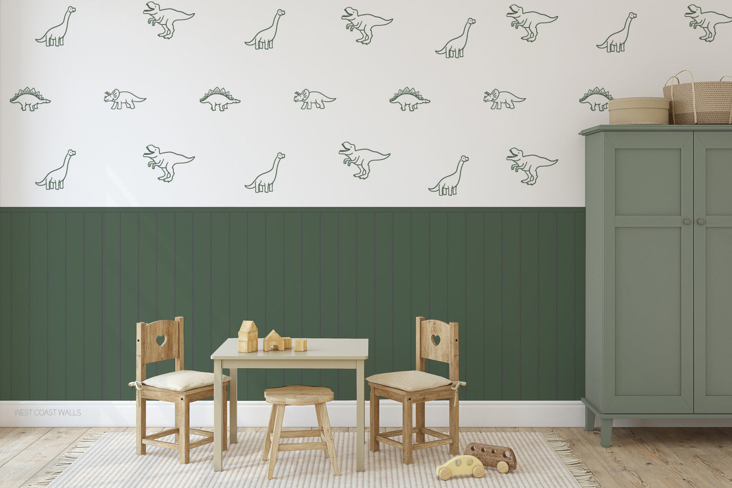 Board and Batten Wall Decal