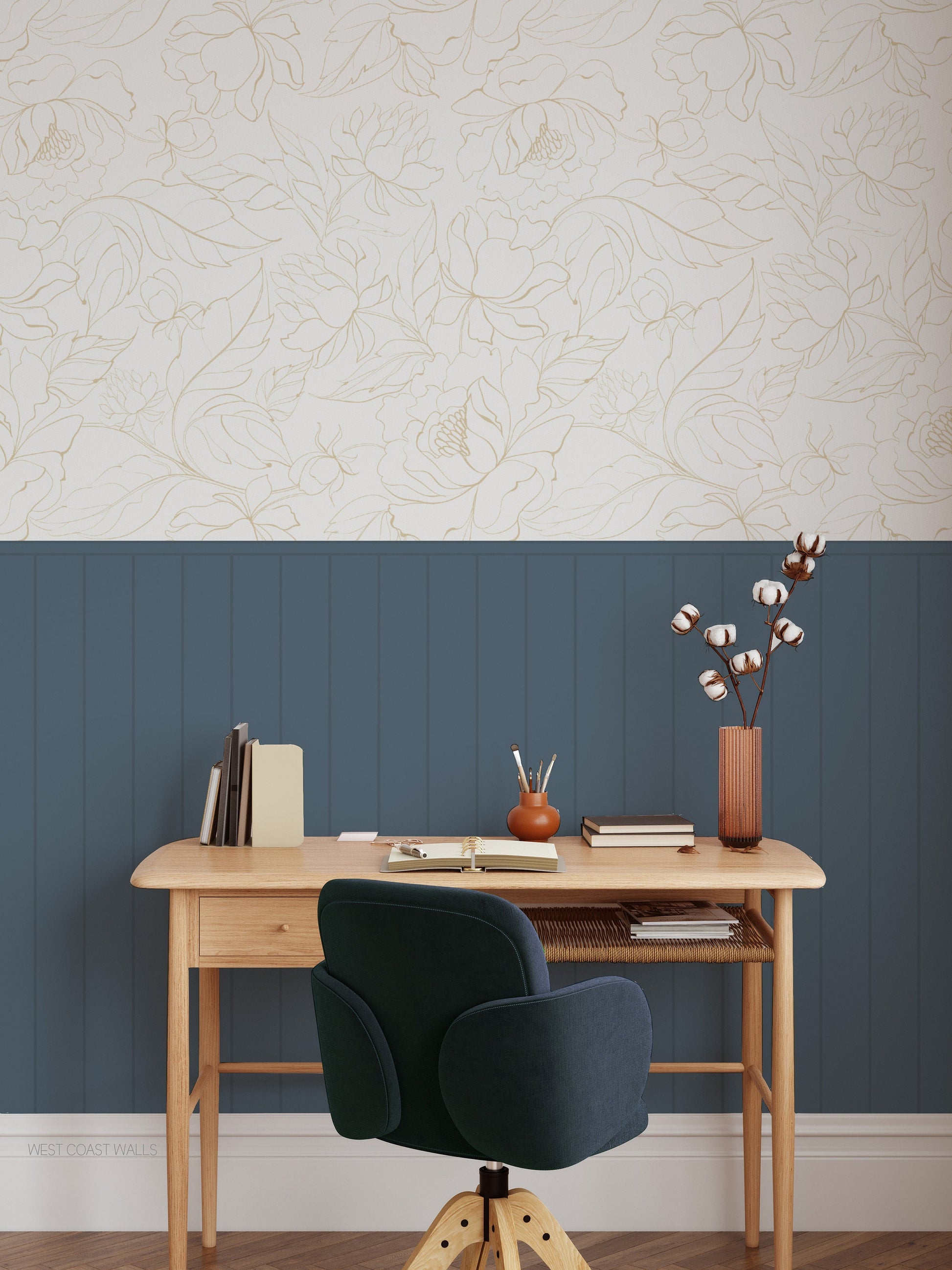 Board and Batten Wall Decal