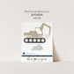Construction Vehicles Removable Wall Decals
