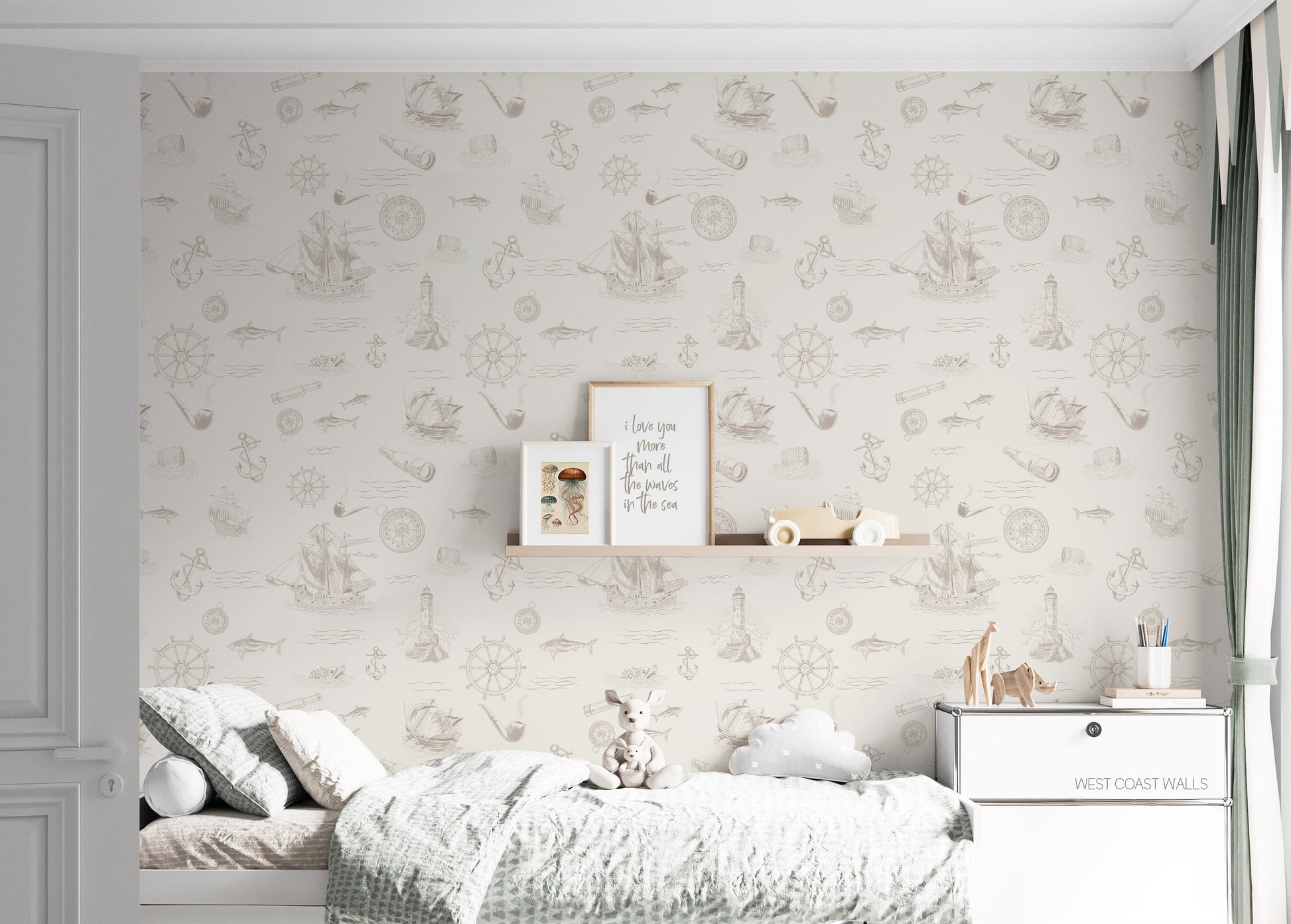 Vintage Sailboat Wallpaper