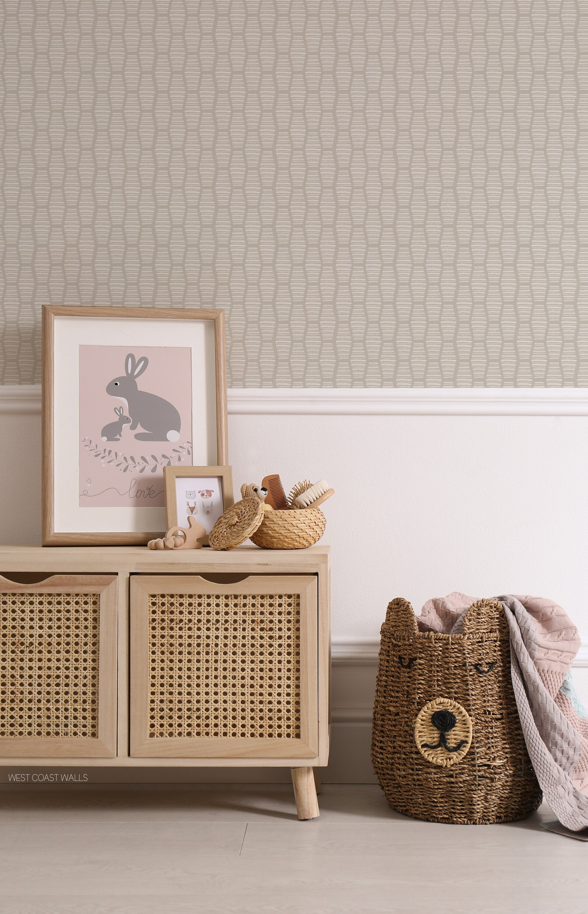 Hand Drawn Abstract Honeycomb Wallpaper