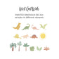 Painted Dinosaur Removable Wall Decals
