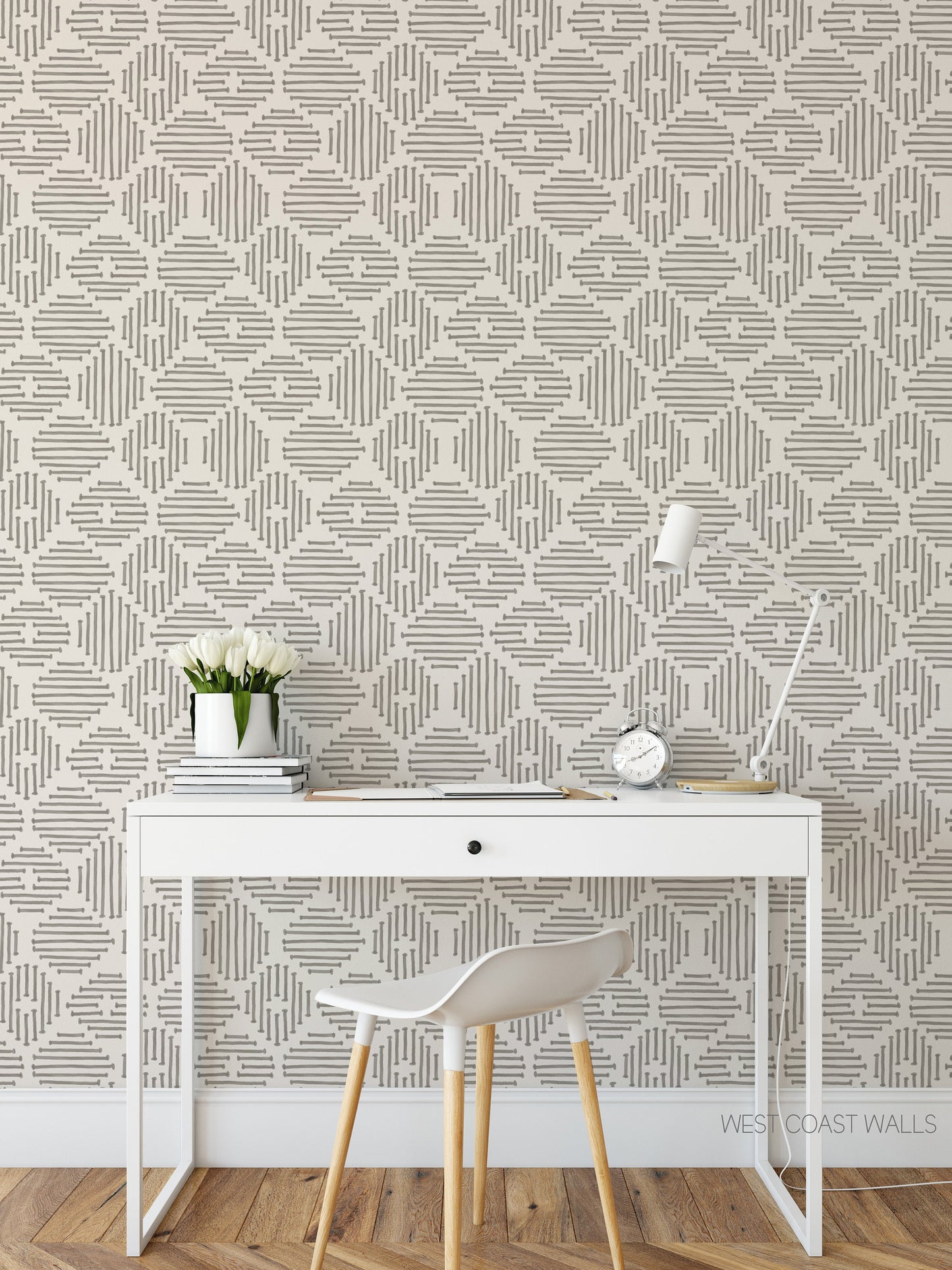 Modern Boho Diamonds Wallpaper