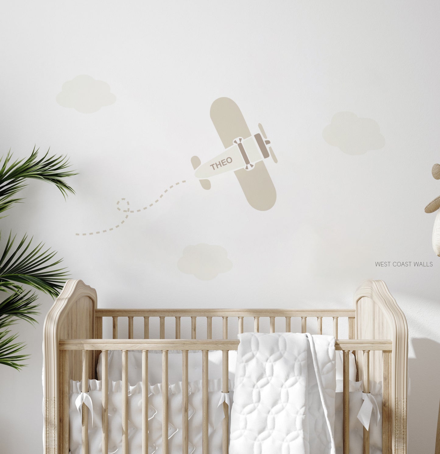 Custom Airplane Wall Decal