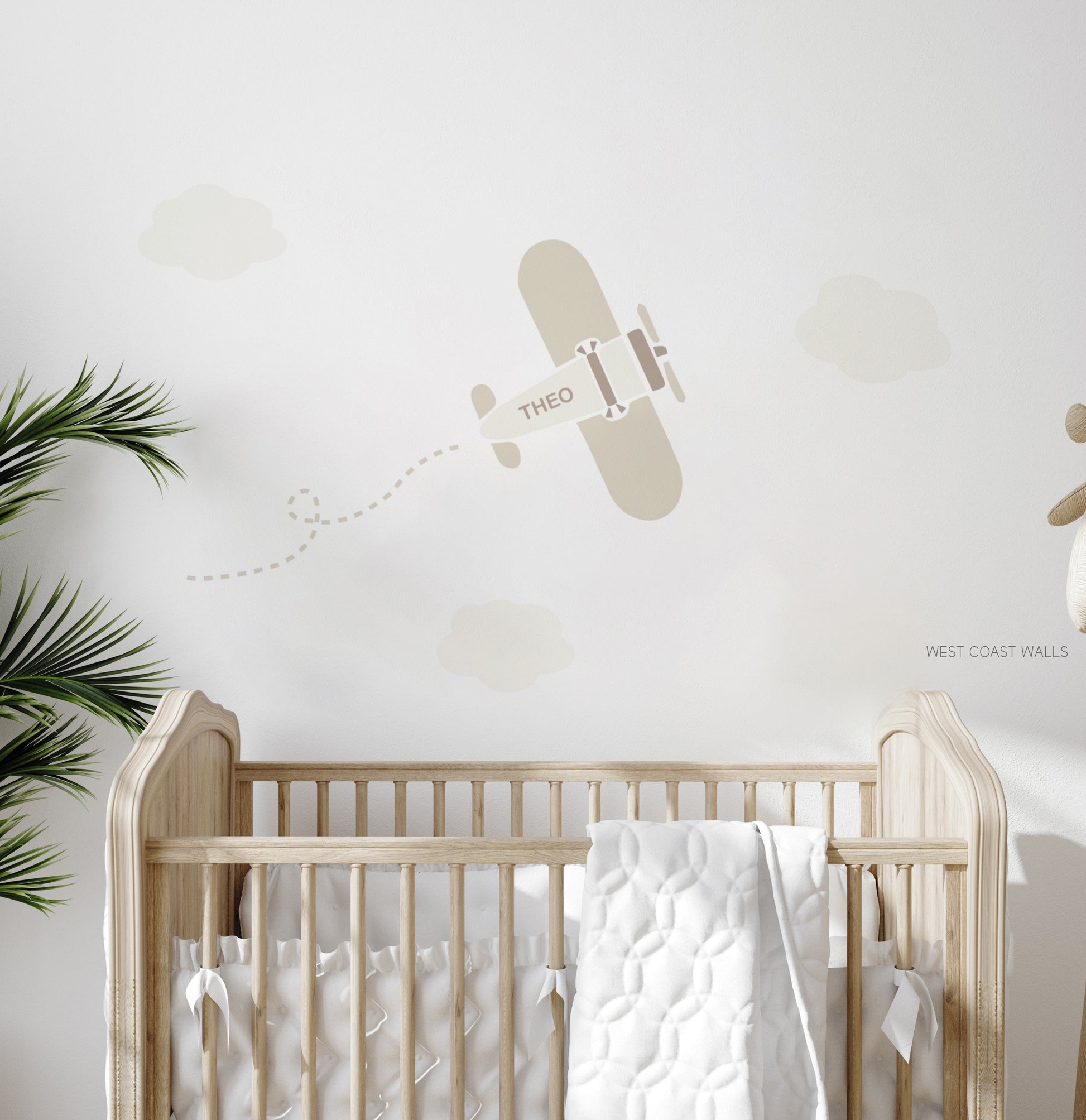 Custom Airplane Wall Decal