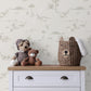 Neutral Dinosaur Toile Wallpaper