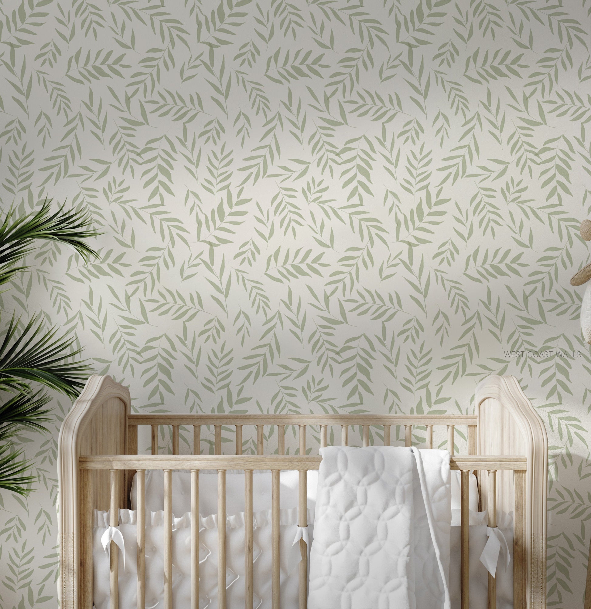 Earthy Fern Leaves Wallpaper