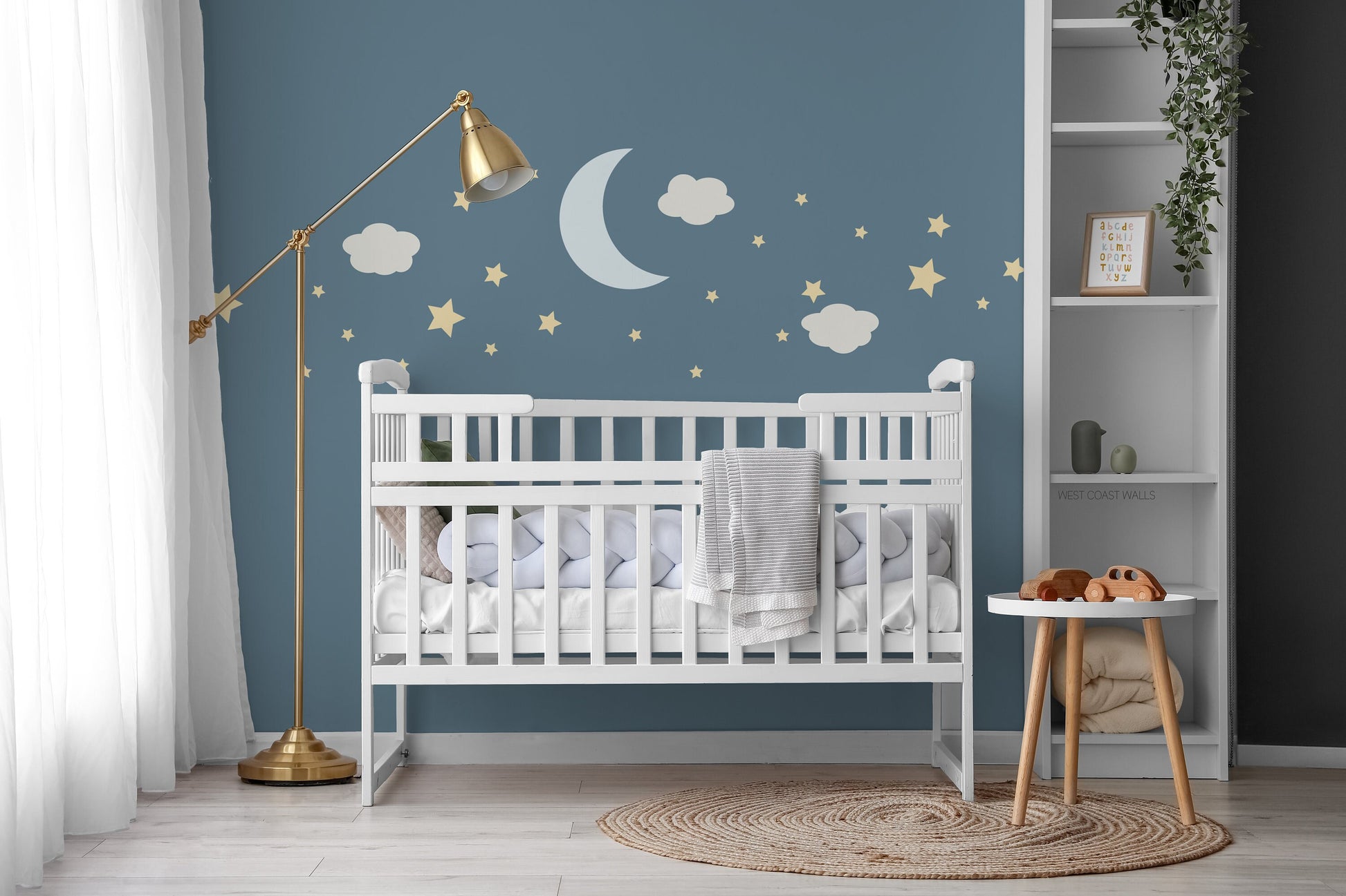 Stars Clouds and Moon Decal Set