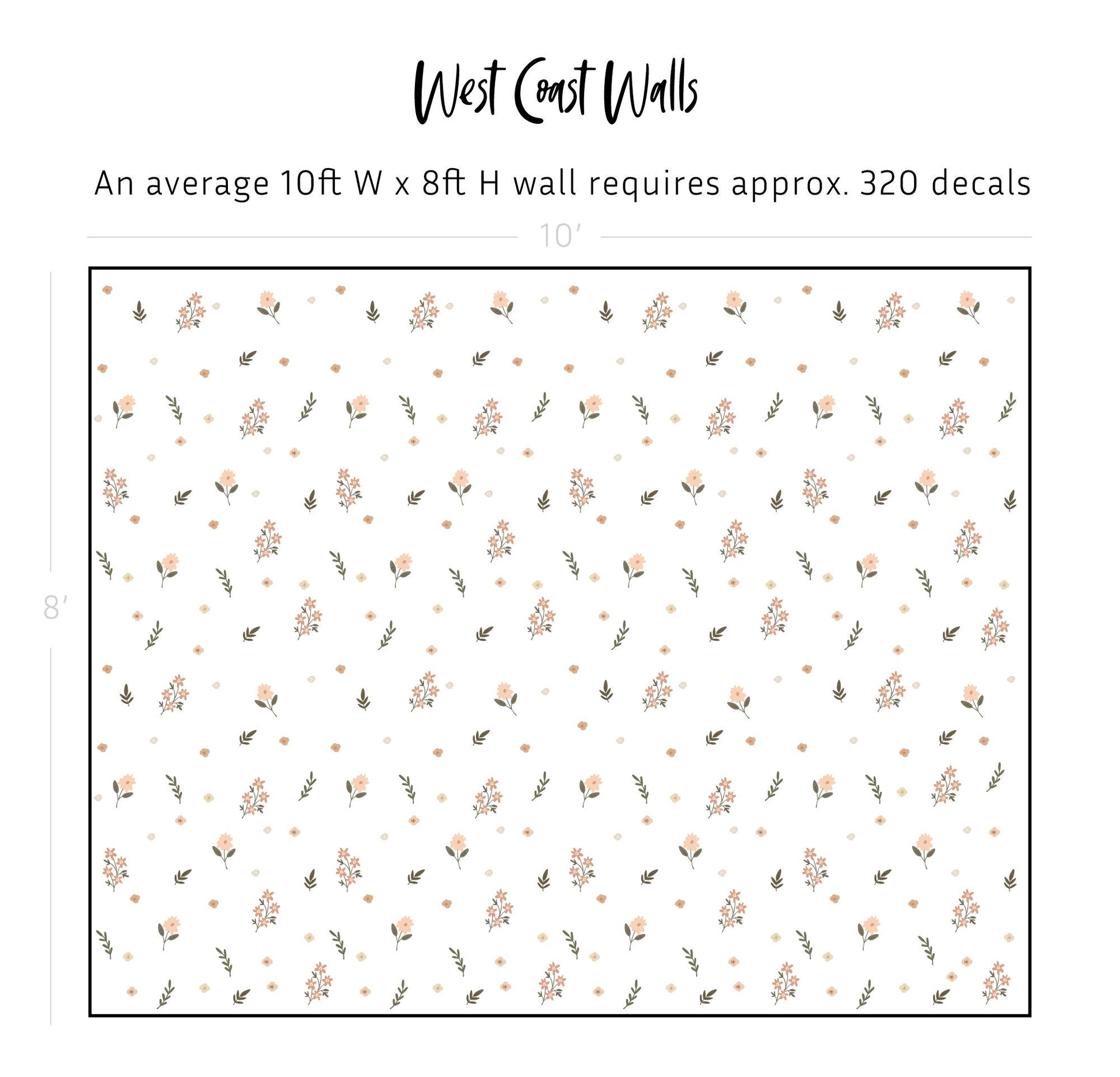 Penny Wildflower Wall Decals