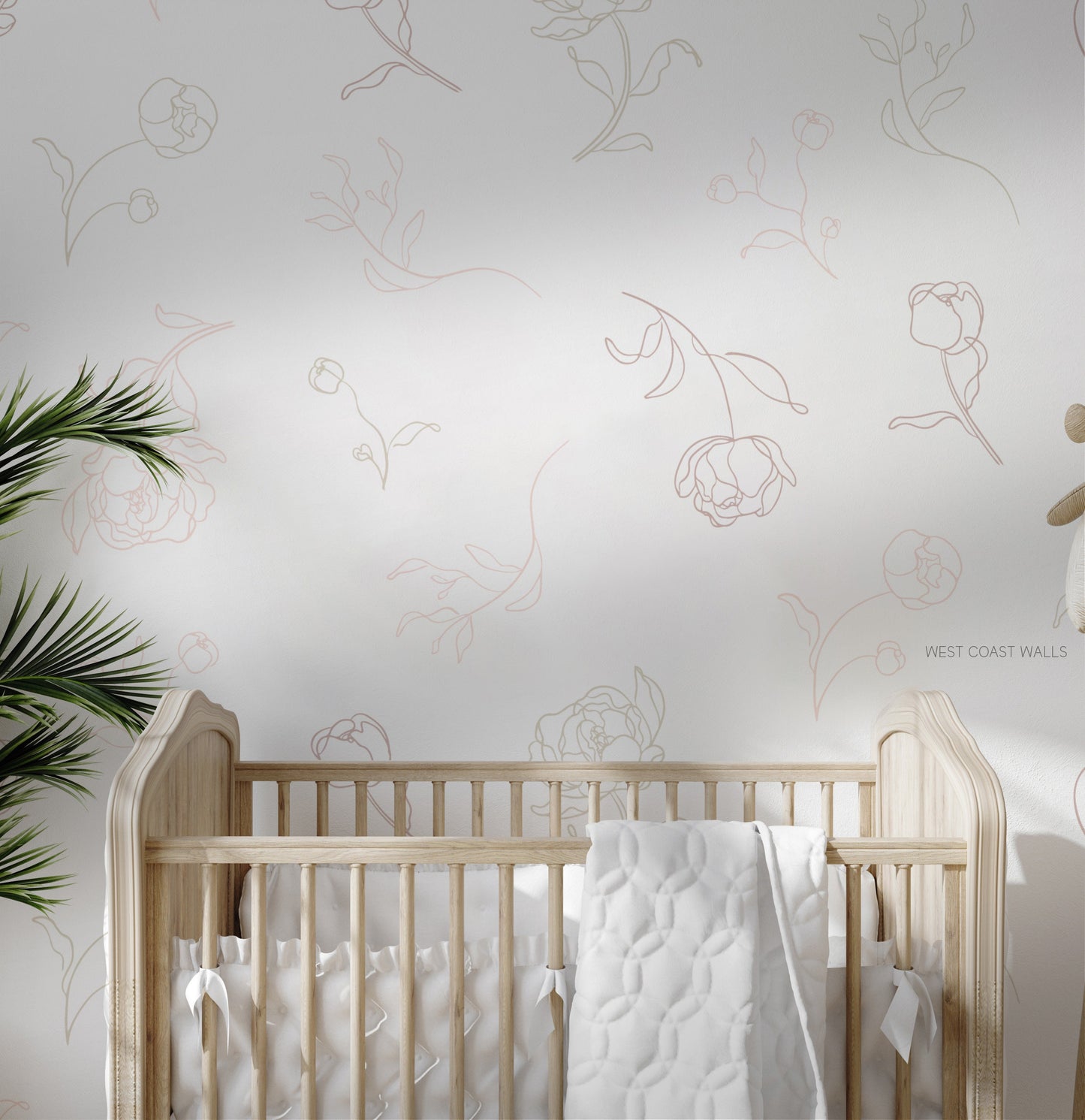 Minimal Peony Decals - Small