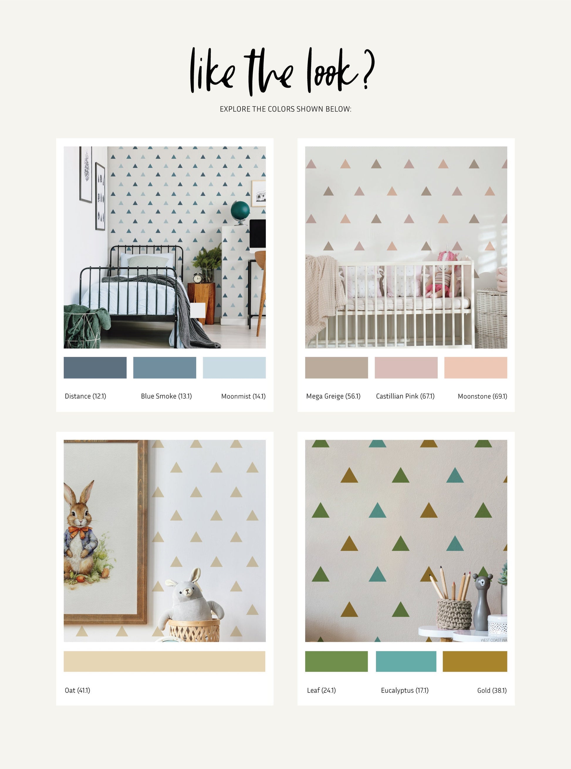 Triangle Decals