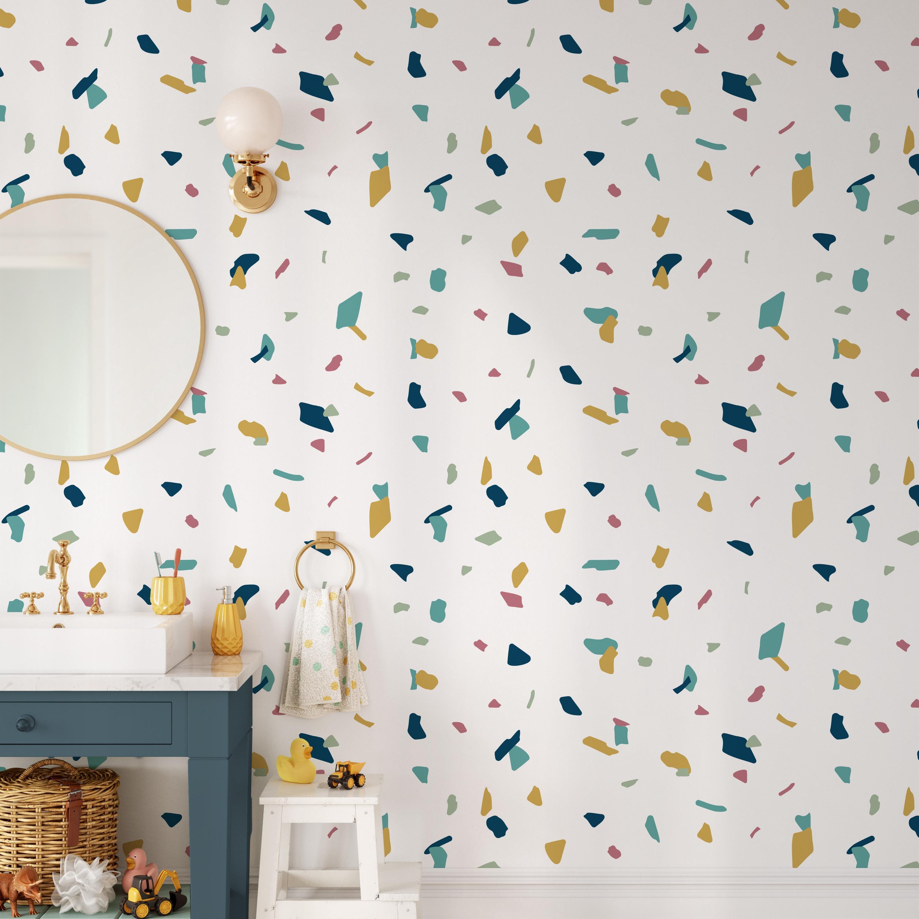 Removable Terrazzo Wall Decals