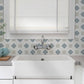 Regent Blue, White and Beige Decorative Tiles in a vintage or Victorian style