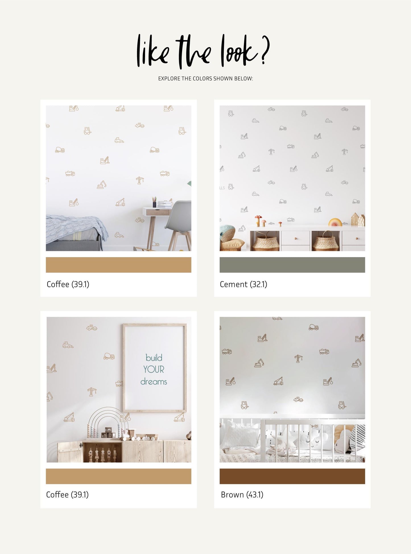 Minimalist Construction Decals