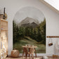 Painted Misty Mountain Removable Arch Decal
