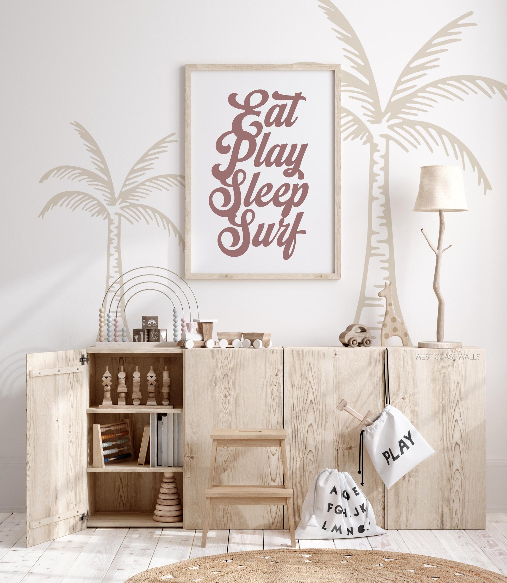 Large Palm Tree Removable Wall Decal