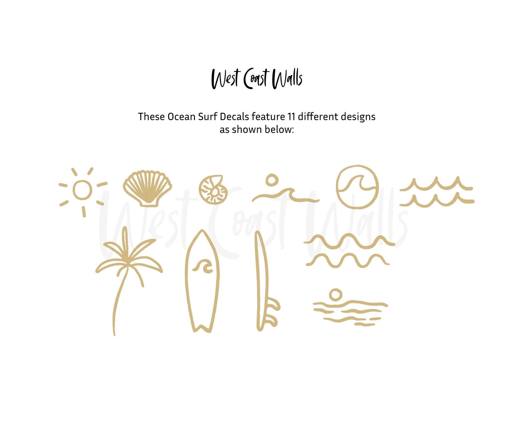 Custom Ocean Surf Decals