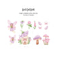 Fairy Garden Removable Wall Decals / Enchanted Wall Decals / Whimsical Wall decals / Kids Room Wall Decor