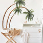 Large Watercolor Palm Tree Removable Wall Decal / Beach Wall Decal / Tree Sticker / Tree Decal / Nature Decal / Tropical Palm Tree Theme