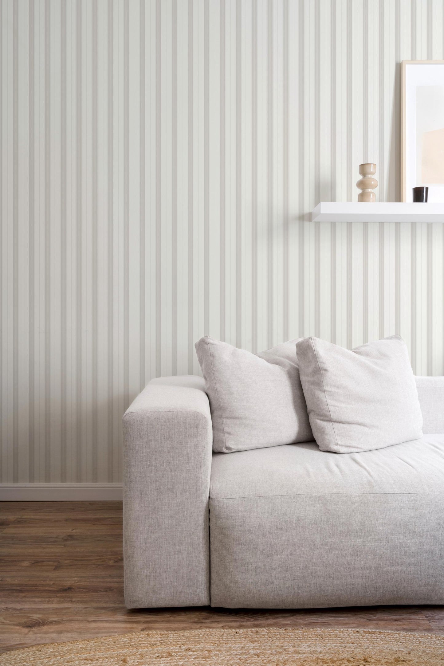 Calming Vintage Stripe Wallpaper / Custom Color Wallpaper / Striped Wallpaper / Pinstripe Wallpaper / Vintage Pinstripes