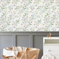 Lilly Wildflower Wallpaper / Floral Wallpaper / Botanical Wallpaper / Feature Wall