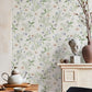Lilly Wildflower Wallpaper / Floral Wallpaper / Botanical Wallpaper / Feature Wall