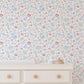 Annie Whimsical Floral Wallpaper / Whimsical Wallpaper / Butterfly Wallpaper / Pastel Wallpaper / Nursery Decor / Nursery Wall