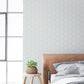Hexagon Link Wallpaper / Abstract Wallpaper / Geometric Wallpaper / Removable Wallpaper / Peel and Stick Wallpaper