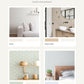 Hexagon Link Wallpaper / Abstract Wallpaper / Geometric Wallpaper / Removable Wallpaper / Peel and Stick Wallpaper