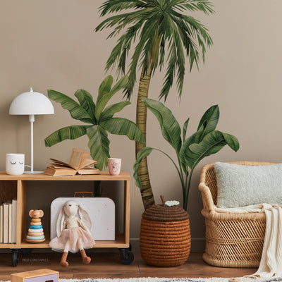 Large Jungle Plants Removable Wall Decals / Tropical Wall Decal / Tree Sticker / Tree Decal / Tropical Decal / Jungle Theme