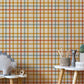 Colourful Gingham Wallpaper / Plaid Wallpaper / Checkered Wallpaper / Classic Wallpaper