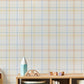 Soft Pastel Plaid Wallpaper / Plaid Wallpaper / Checkered Wallpaper / Classic Wallpaper