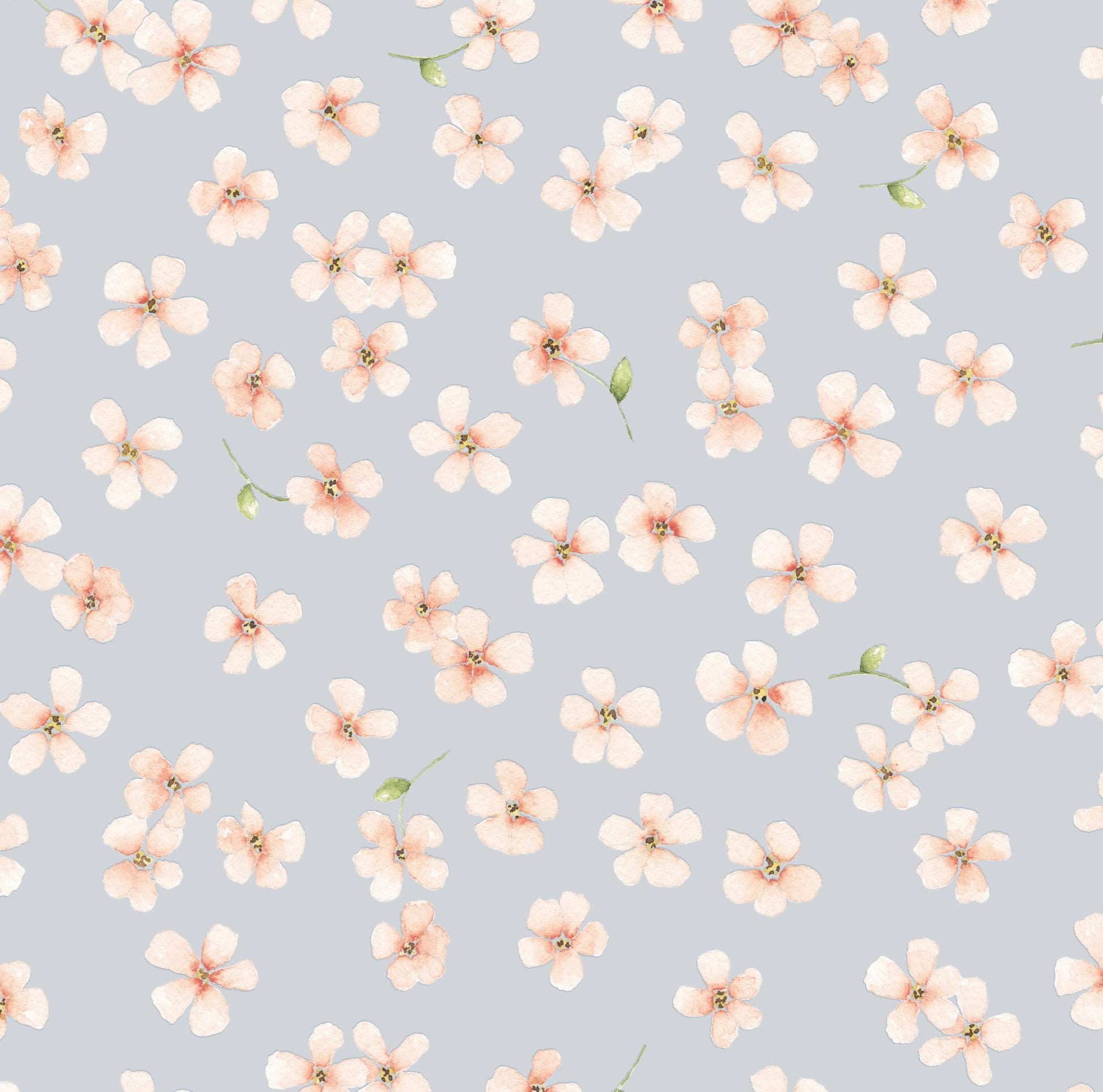 Dainty Daisies x Michelle Austin / Hand Painted Wallpaper / Feature Wall / Custom Wallpaper / Dainty Floral Wallpaper