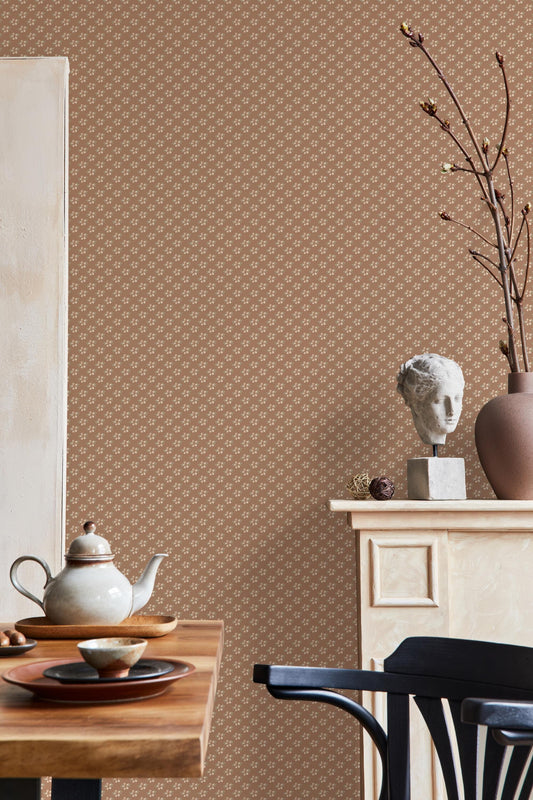 Winnie Rustic Floral x Michelle Austin / Hand Painted Wallpaper / Feature Wall / Custom Wallpaper