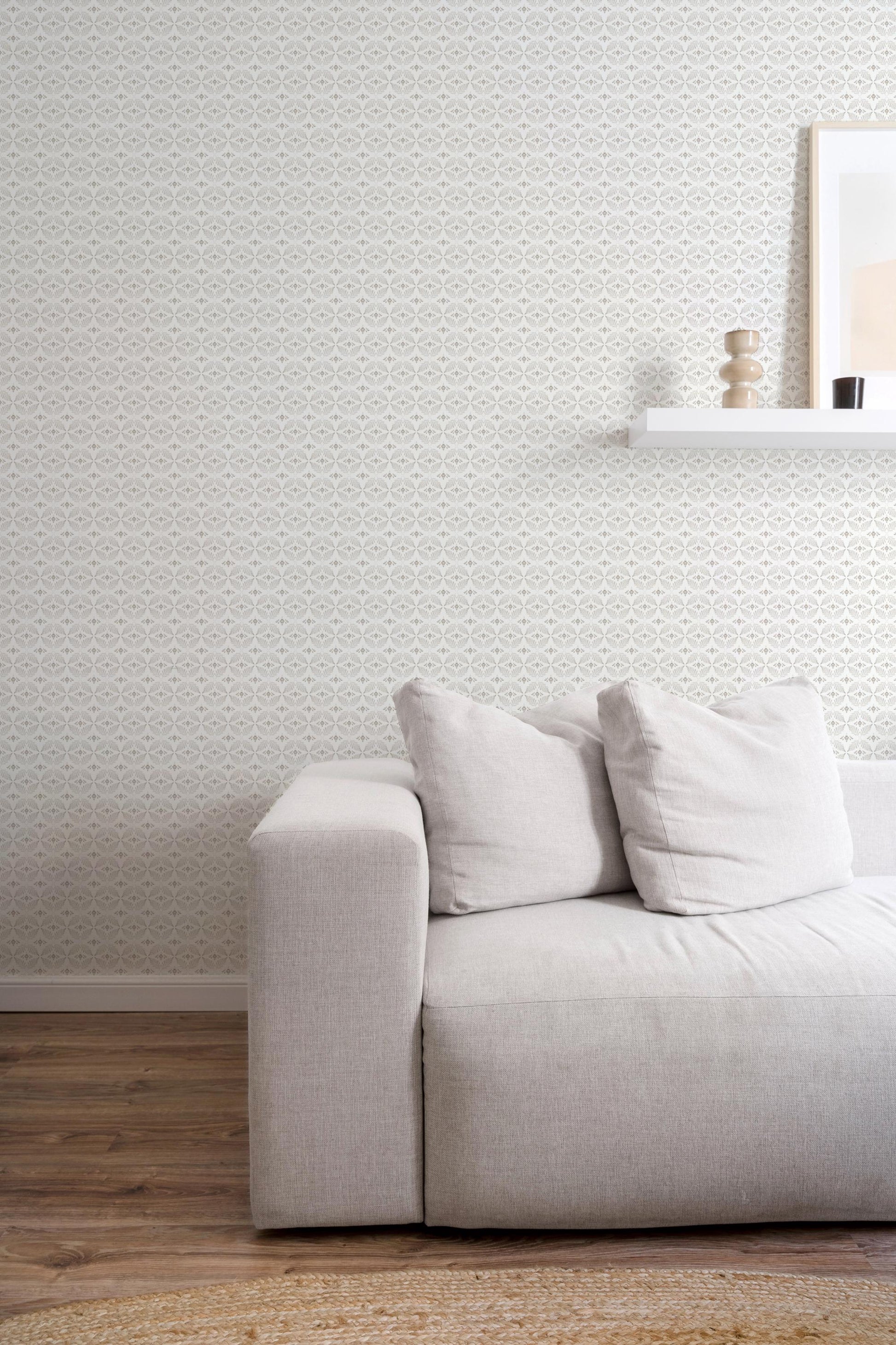 Fern Trellis x Lisee Ree Designs / Classic Wallpaper / Botanical Wallpaper / Hand Drawn Wallpaper / Geometric Wallpaper