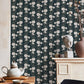 Daisy Columns x Lisee Ree Designs / Classic Wallpaper / Floral Wallpaper / Hand Drawn Wallpaper / Floral Motif