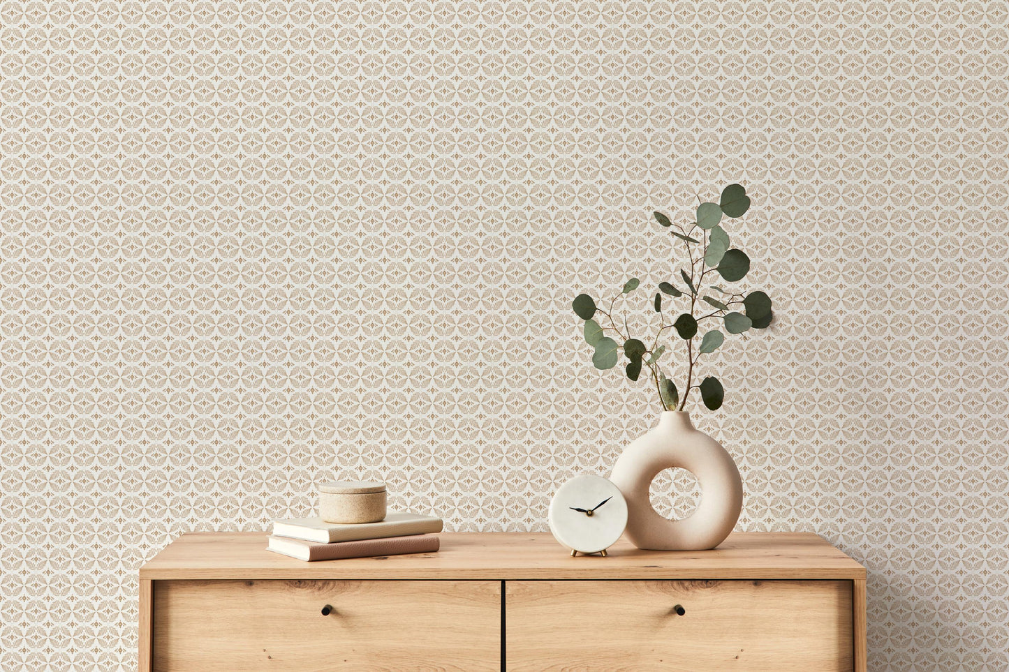 Fern Trellis x Lisee Ree Designs / Classic Wallpaper / Botanical Wallpaper / Hand Drawn Wallpaper / Geometric Wallpaper