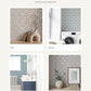 Sea Spray x Lisee Ree Designs / Classic Wallpaper / Geometric Wallpaper / Hand Drawn Wallpaper