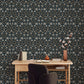Friendly Flowers x Lisee Ree Designs / Classic Wallpaper / Floral Wallpaper / Hand Drawn Wallpaper / Floral Motif