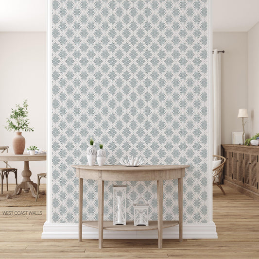 Soothing Starburst x Lisee Ree Designs / Classic Wallpaper / Botanical Wallpaper / Hand Drawn Wallpaper / Geometric Wallpaper
