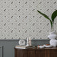 Wildflower Diamond x Lisee Ree Designs / Classic Wallpaper / Botanical Wallpaper / Hand Drawn Wallpaper / Geometric Wallpaper