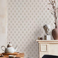 Mission Tulips x Lisee Ree Designs / Classic Wallpaper / Lattice Wallpaper / Hand Drawn Wallpaper / Floral Motif