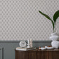 Mission Tulips x Lisee Ree Designs / Classic Wallpaper / Lattice Wallpaper / Hand Drawn Wallpaper / Floral Motif