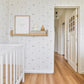 Striped Sheep Wallpaper / Nursery Decor / Kids Room / Neutral Wall